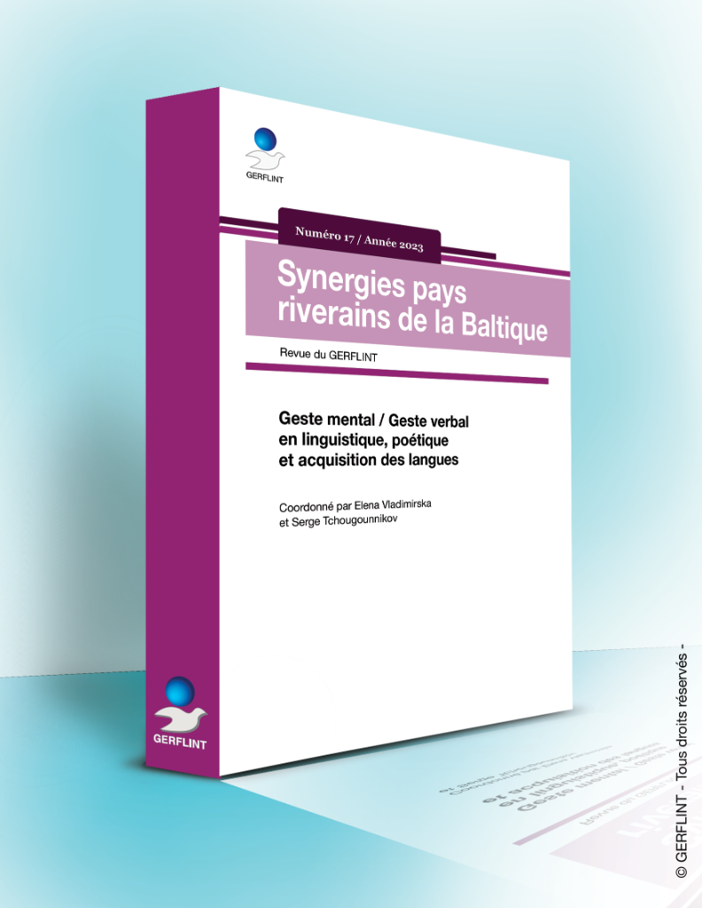 Couverture Synergies Pays Riverains de la Baltique